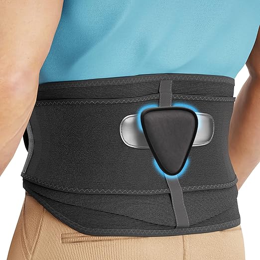 Modvel Back Brace for Lower Back Pain Women and Men – Lumbar Support Belt for Sciatica, Herniated Disc, Muscle Strain – Adjustable Breathable Work Brace with 6 Stays – Support for Posture– Size XXXL