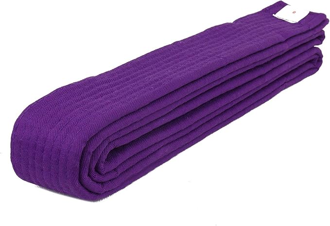 AAMA Plain Color Belt for Martial Arts - Taekwondo Karate Judo Aikido