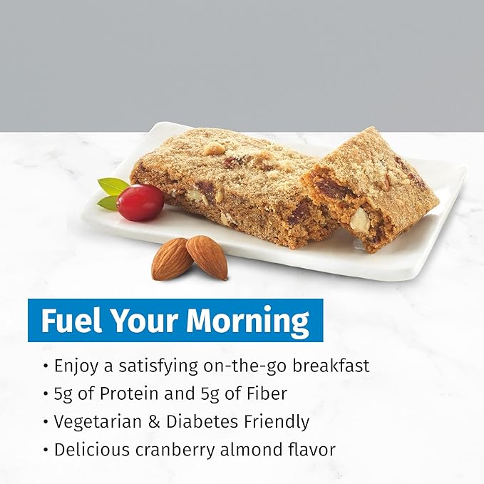 Jenny Craig Cranberry Almond Barscotti, 14-Count | Grab-and-Go Breakfasts