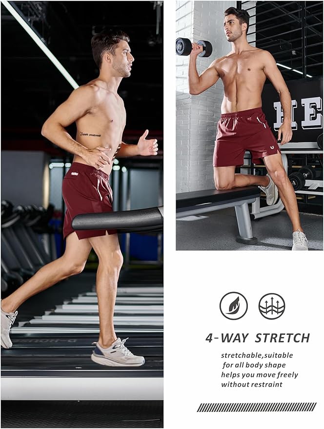 NORTHYARD Men's Running Athletic Shorts 5"/ 7"/ 9" Workout Gym Short Tennis Quick Dry Active Sport Hiking Basketball
