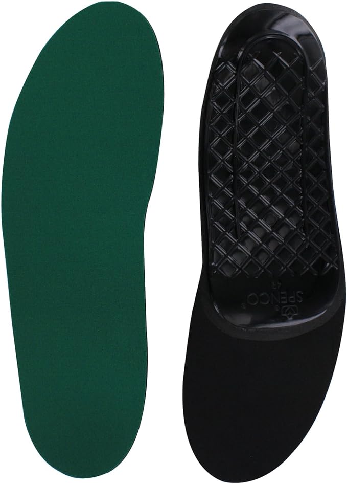 Spenco Rx Arch Support - Lightweight, Orthotic Shoe Inserts with 4-Way Stretch Fabric & SpenCore Layer for Shock Absorption, Odor Control & All-Day Comfort & Stability - Fits Most Shoes