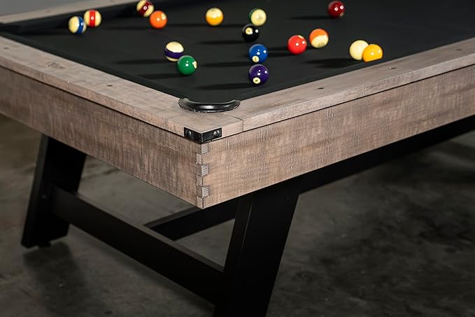 Nixon Billiards - Hunter Slate Billiard Pool Table(Metal Leg) - Antique - 7 FT and 8 FT - White Glove Installation