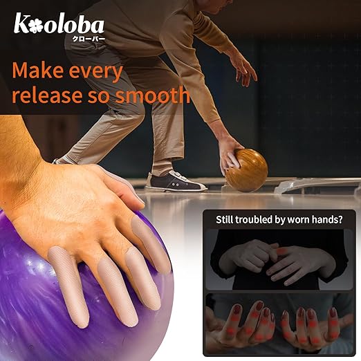 Bowling Tape Bowling Thumb Tape - Sweatproof, Pre Cut, Multiple Colors 100pcs (Nude)