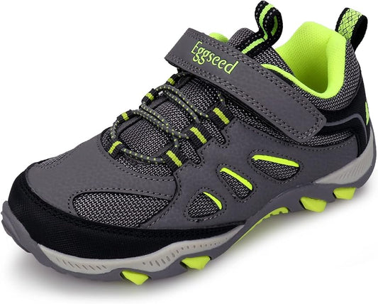 Boys Hiking Shoes Kids Sneakers Outdoor Waterproof Athletic Running Slip Resistant Comfortable (Little/Big Kids)