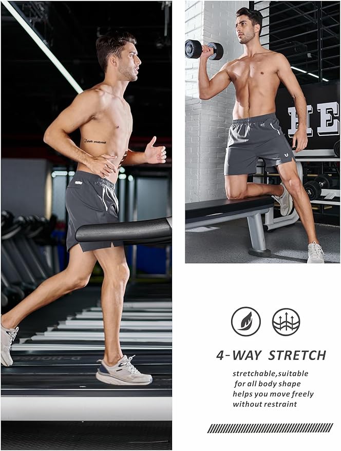 NORTHYARD Men's Running Athletic Shorts 5"/ 7"/ 9" Workout Gym Short Tennis Quick Dry Active Sport Hiking Basketball