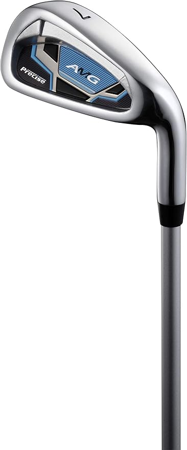 Precise AMG Right-Handed Complete Golf Clubs Set for Petite & Regular Height Women: 460cc Driver, 21° Hybrid, 3 Wood, 6-PW Stainless Irons, Putter, Stand Bag, 3 H/C's | Choose Your Color & Size