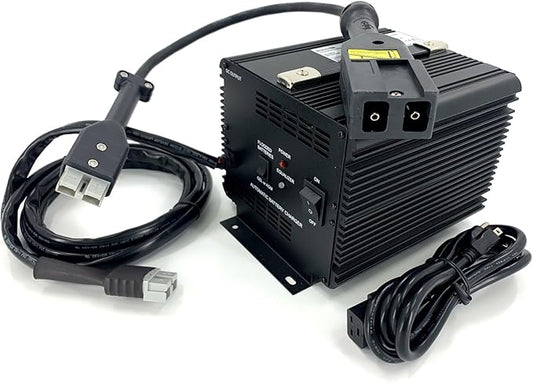 48 Volt Charger with Powerwise TXT Notched Connector for EZGO Golf Carts Replaces Lester Charger Model 20330 (JAC1548H-EZGO-TXT)