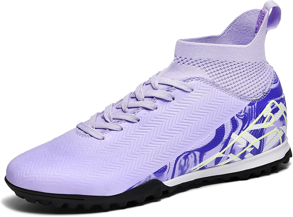 Indoor Soccer Cleats Mens Womens Turf Soccer Cleats Wide Socer Shoes FG AG TF High Ankle Football Boots