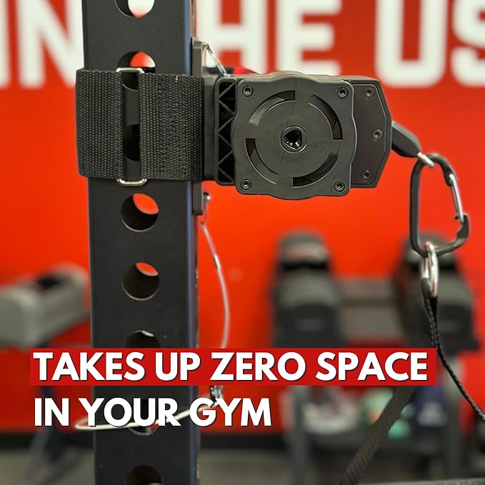 Ancore Pro: Home Gym Cable Machine | Portable Workout System for Strength Training | Comes with Mount for a Squat Rack or Pole | Full-Body Workout | Used by 100+ Pro Teams