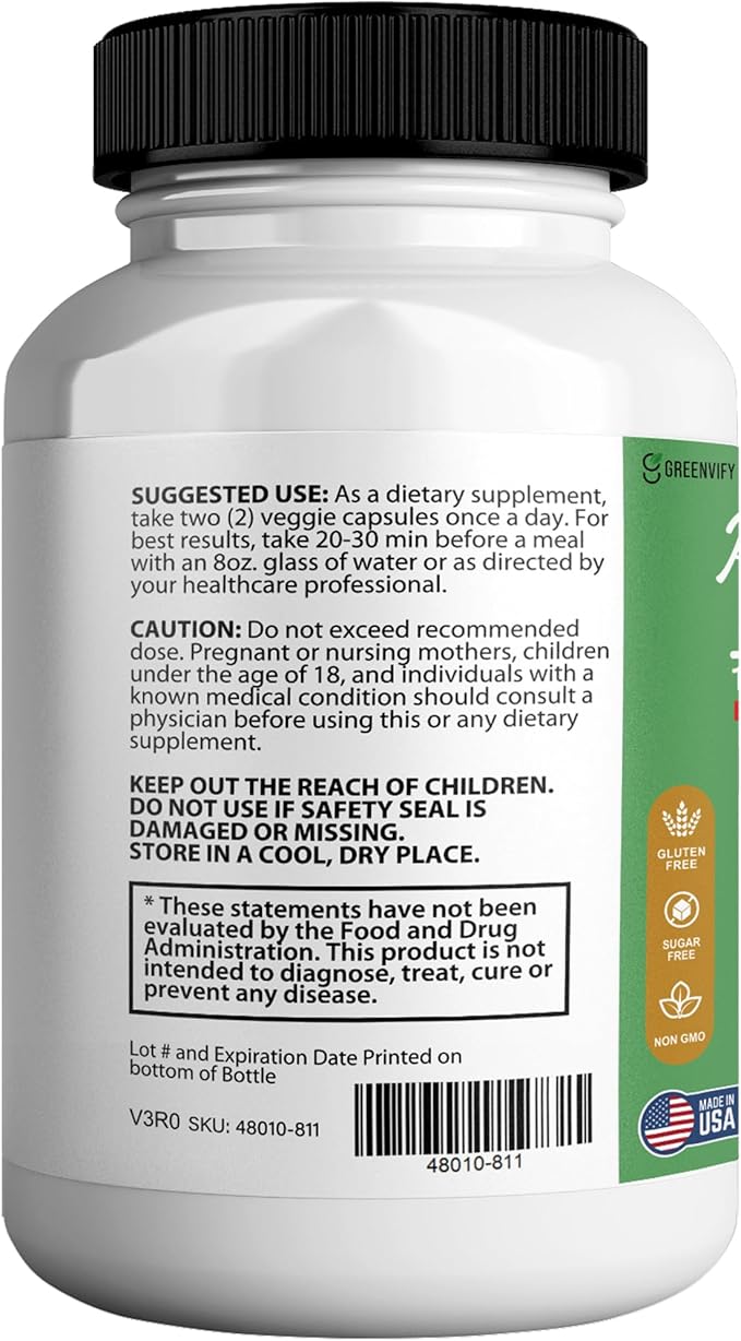 Modern Remedies Pure Moringa Max Leaf Powder Supplement, 800mg, 60 Capsules, Extra Strength for Mood, Sleep and Joint Support, Gluten Free (1)
