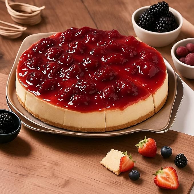Andy Anand Sugar Free Strawberry Cheesecake 9" | Amazingly Delicious & You Won't Believe It's Diabetic-Friendly | Freshly Made With California Cream Cheese, Perfect For Women, Men and Kids (3.4 lb)