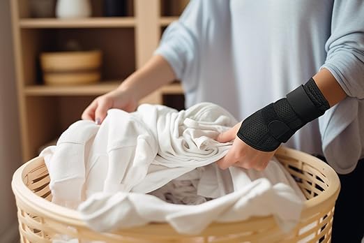 Bracoo Wrist Brace for Carpal Tunnel Day & Night, Adjustable Wrist Support Wrap with Splint, For Women Men, Fit Right Left Hand, Arthritis, Tendonitis, Sprain, Carpal Tunnel Syndrome, WB31