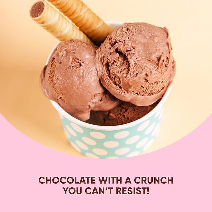 Star Candies Freeze Dried Ice Cream Chocolate (2.5 oz.) No Melting Freeze Dried Chocolate Ice Cream Candy | Crunchy & Delicious Camping Food | Premium Astronaut IceCream loved by Kids and Adults | Space and Astronaut Snack | Gift for Birthday or Party