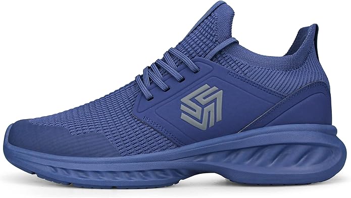 Mens Slip On Walking Shoes Non Slip Running Shoes Breathable Workout Shoes Lightweight Gym Sneakers