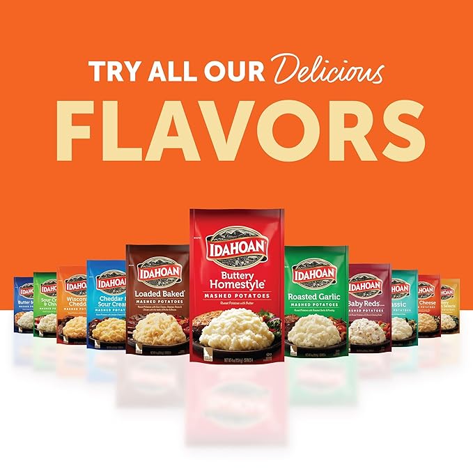 Idahoan Four Cheese Mashed Potatoes, 4 Oz