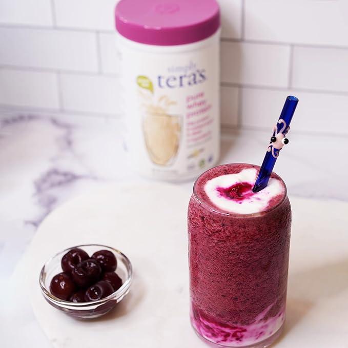 Simply tera's Pure Whey Protein Powder - Vanilla Protein Powder, Grass Fed Whey Protein Powder, Clean Protein Powder Without Artificial Sweeteners, Non-GMO, Kosher, rBGH-Free, Soy-Free - 12 Oz