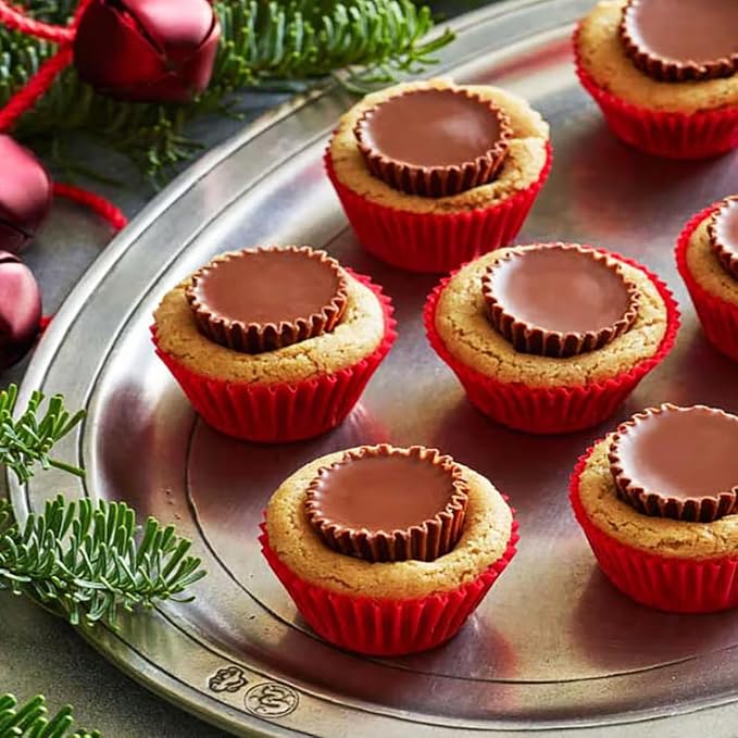 Zero Sugar Peanut Butter Cups - Miniatures Peanut Bite-Size Treat Candies Encased in a Crunchy Milk Rich Chocolate Shell for a Melt in Your Mouth Snacking, 2lb Bulk Candy Individually Wrapped Bag
