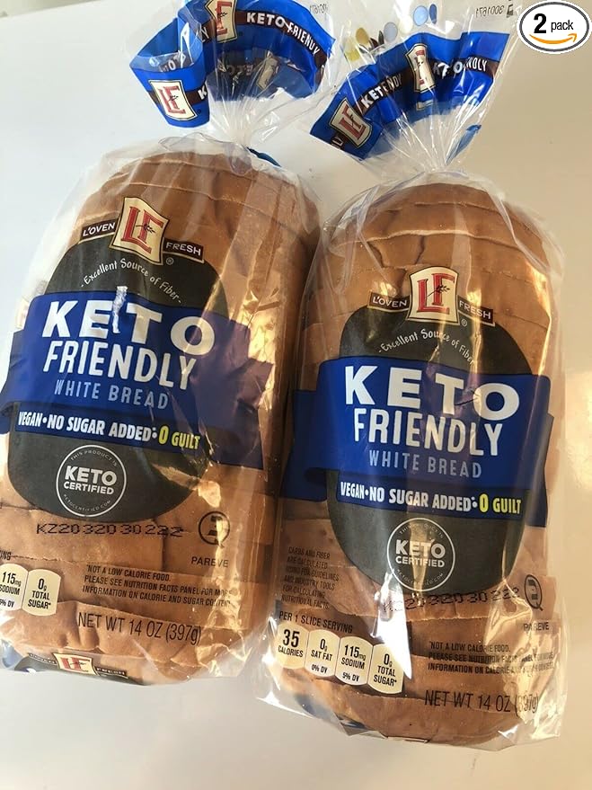 ALDI L’OVEN FRESH Keto Friendly White Bread 2 Loaves (WHITE)