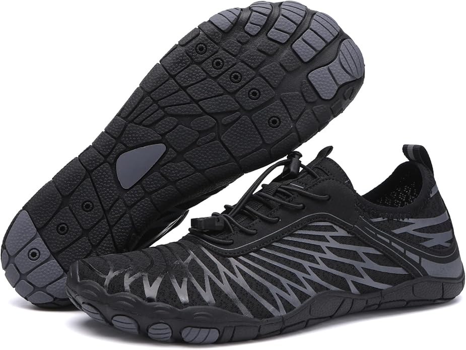 Hike Barefoot Shoes Womens Mens Footwear for Walking,Barefoot Shoe with Wide Toe Box,Healthy & Non-Slip,Breathable Barefoot Vitality Water Shoes for Women,Beach Pool Swim Shoe for Men (Unisex)