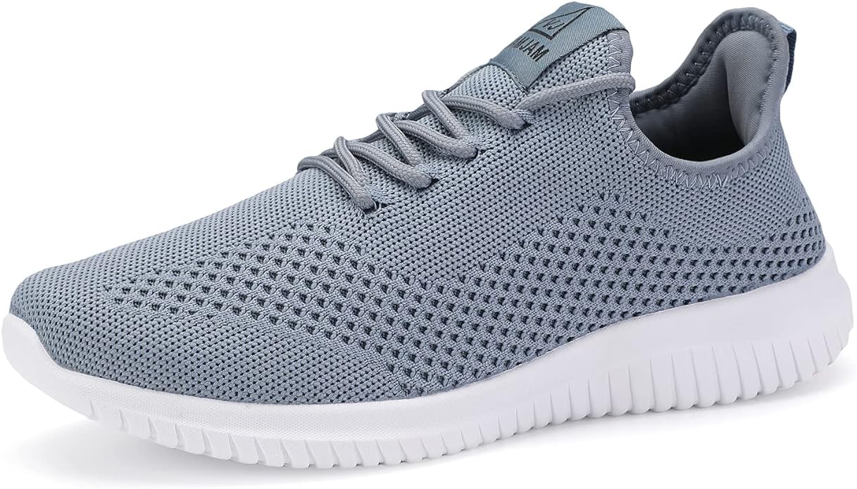 VAMJAM Men's Running Shoes Ultra Lightweight Breathable Walking Shoes Non Slip Athletic Fashion Sneakers Mesh Workout Casual Sports Shoes