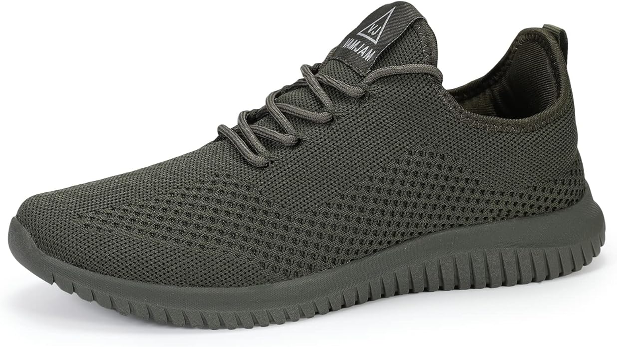 VAMJAM Men's Running Shoes Ultra Lightweight Breathable Walking Shoes Non Slip Athletic Fashion Sneakers Mesh Workout Casual Sports Shoes