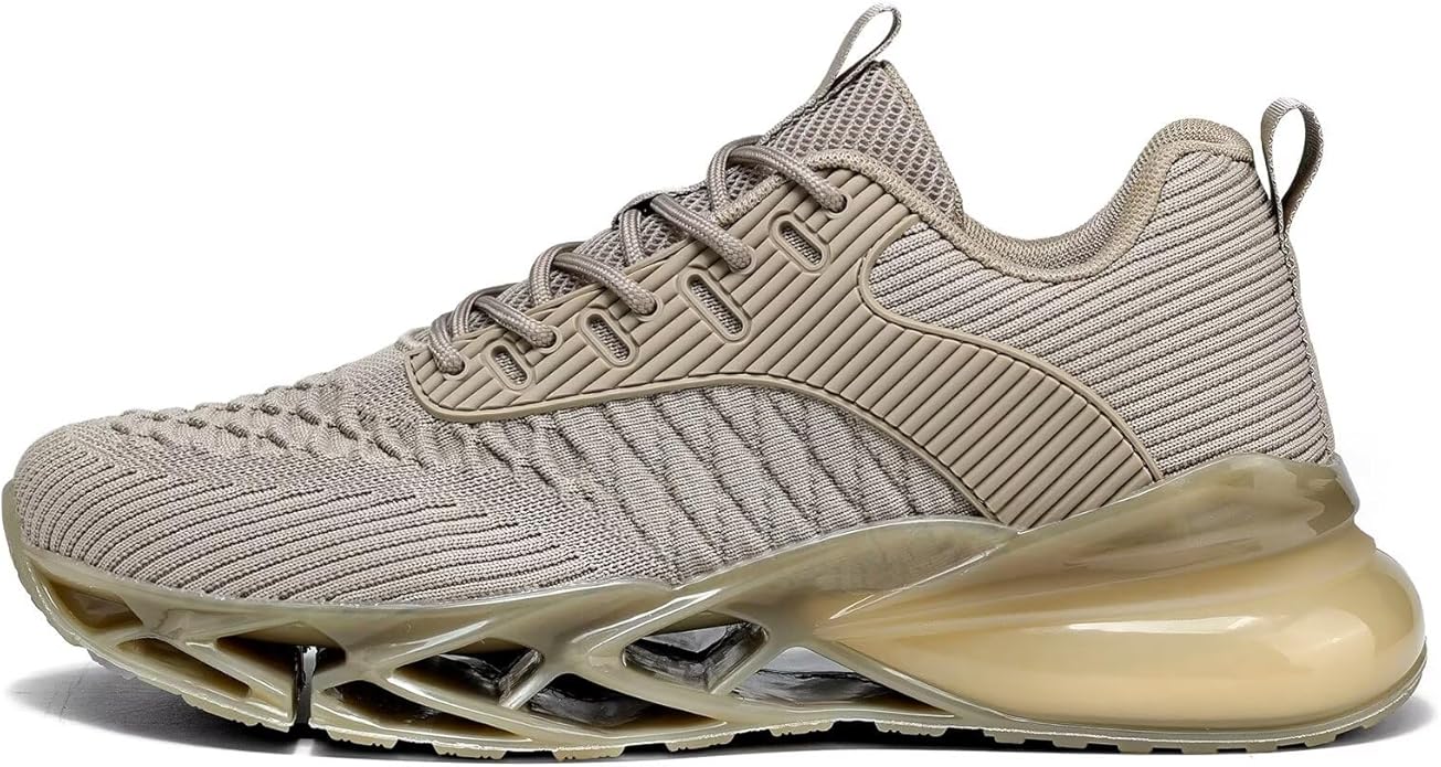 Men's Running Shoes Blade Tennis Walking Fashion Sneakers Breathable Non Slip Gym Sports Work Trainers