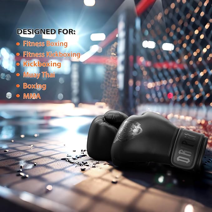 Dripex Boxing Gloves for Men Women Youth, Boxing Training Gloves | for Heavy Bag Workout, Muay Thai, Kickboxing, Sparring Punching（8 10 12 14 16oz）