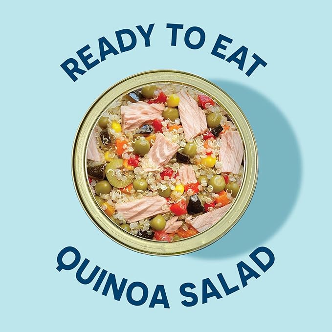 Wild Planet Ready-To-Eat Wild Tuna Quinoa Salad With Organic Sweetcorn, Zucchini & Peas, Tuna Salad, 5.6oz (Pack Of 4)