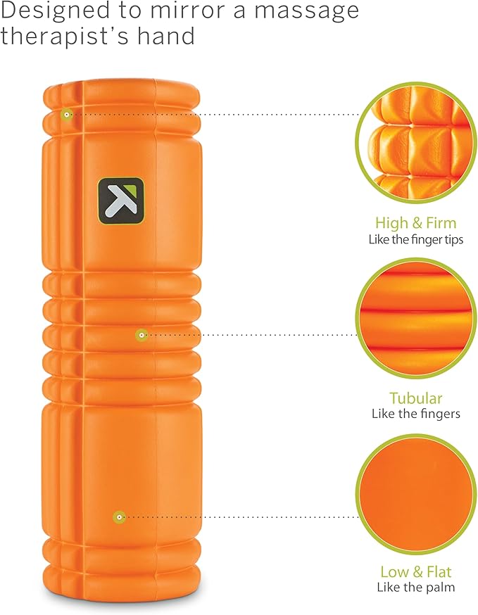 TRIGGERPOINT PERFORMANCE THERAPY GRID VIBE PLUS Four-Speed Vibrating Foam Roller