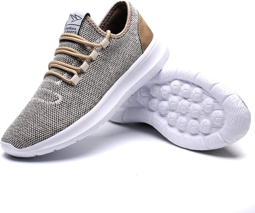 KEEZMZ Men's Running Shoes Fashion Breathable Sneakers Mesh Soft Sole Casual Athletic Lightweight