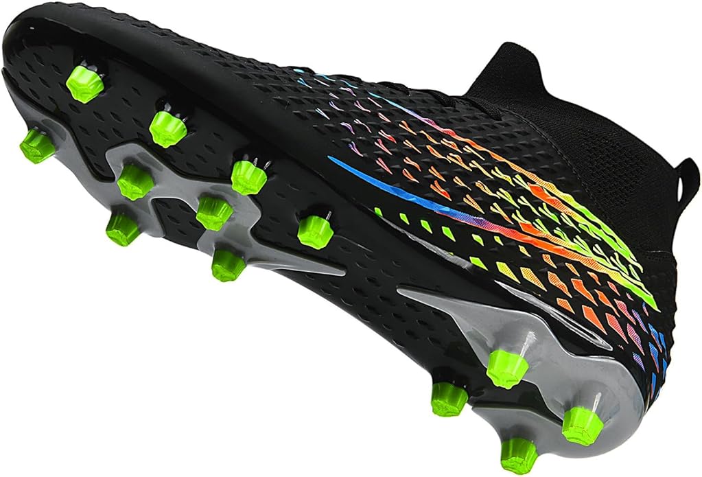 Mens Soccer Cleats Womens Indoor Soccer Shoes Wide Baseball Turf Shoes Adult Youth Rugby Shoes Big Boys Small Spikes AG TF Football Boots