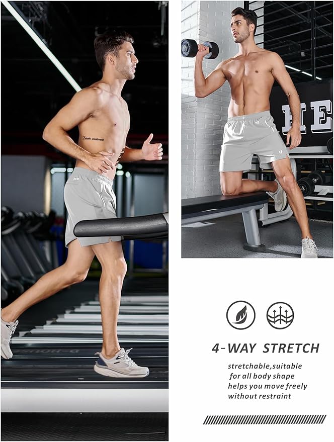 NORTHYARD Men's Running Athletic Shorts 5"/ 7"/ 9" Workout Gym Short Tennis Quick Dry Active Sport Hiking Basketball
