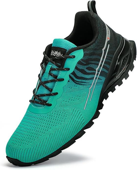 Kricely Men's Trail Running Shoes Fashion Walking Hiking Sneakers for Men Tennis Cross Training Shoe Outdoor Snearker Mens Casual Workout Footwear
