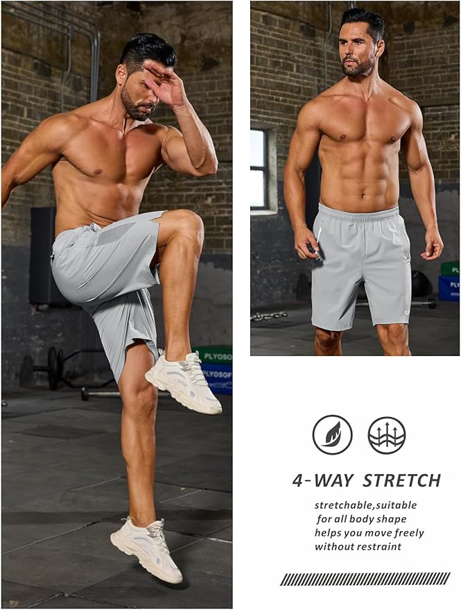 NORTHYARD Men's Running Athletic Shorts 5"/ 7"/ 9" Workout Gym Short Tennis Quick Dry Active Sport Hiking Basketball