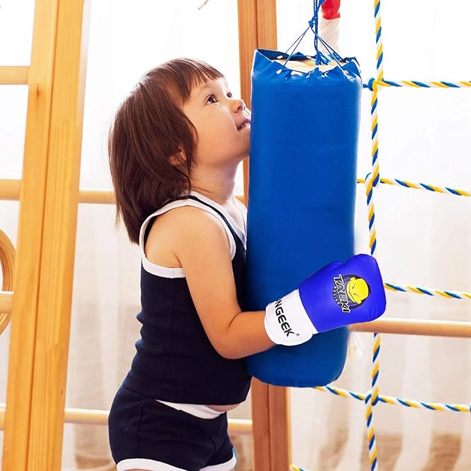 Longeek Kids Boxing Gloves for 3-8 Years Toddler Baby 4oz Fighting Training Punching Bag MMA
