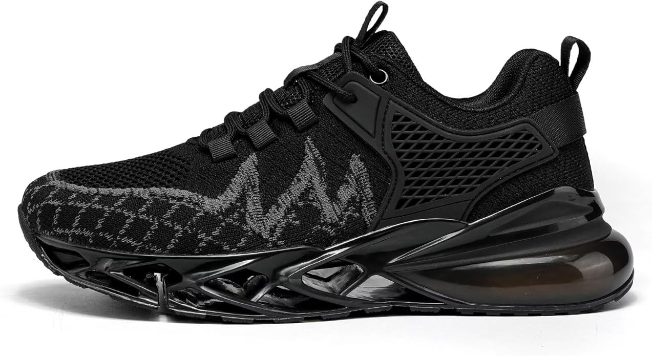 Men's Running Shoes Blade Tennis Walking Fashion Sneakers Breathable Non Slip Gym Sports Work Trainers