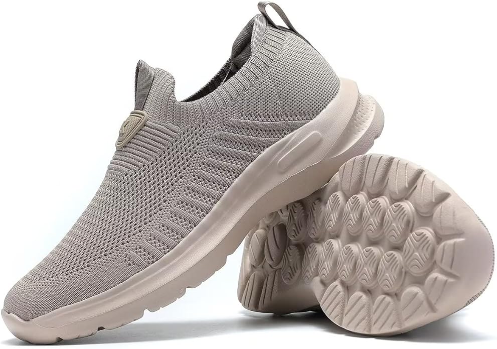 Mens Walking Shoes Lightweight Breathe Mesh Running Shoes Slip On Fashion Tennis Sneakers Comfort Gym Workout Zapatos de Hombre