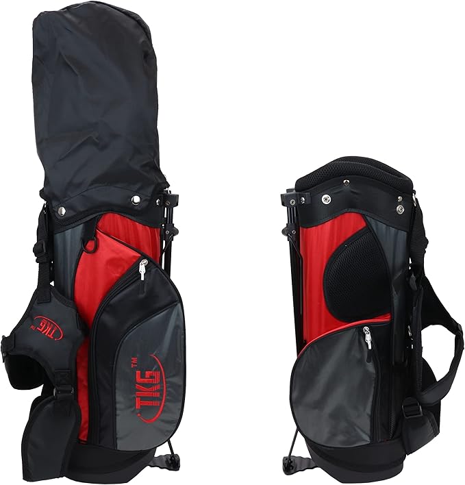 TKG Sports Youth Golf Set - Kids Golf Clubs, Stand Bag, Rain Cover, Glove, Towel, Tees, Balls - Great for Summer Camp Activity, Outdoor Games, and Recreation