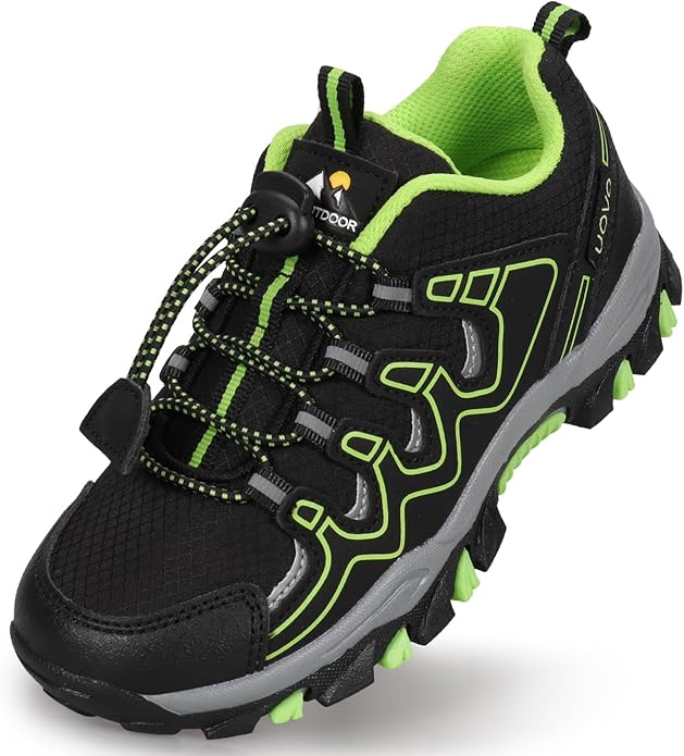 UOVO Boys Girls Kids Sneakers Hiking Running Outdoor Walking Tennis Shoes Waterproof Non Slip Fashion Sneakers(Little/Big Kids