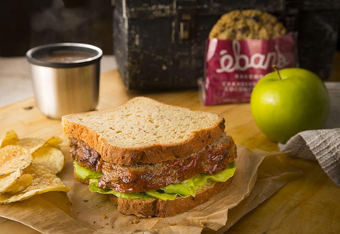 Eban’s Bakehouse Fresh Baked Gluten-Free Cinnamon Raisin Bread - 4 Loaves - 100% Natural - Soy, Wheat and Dairy Free, Preservative Free, Non-GMO (22oz, 624g Each)