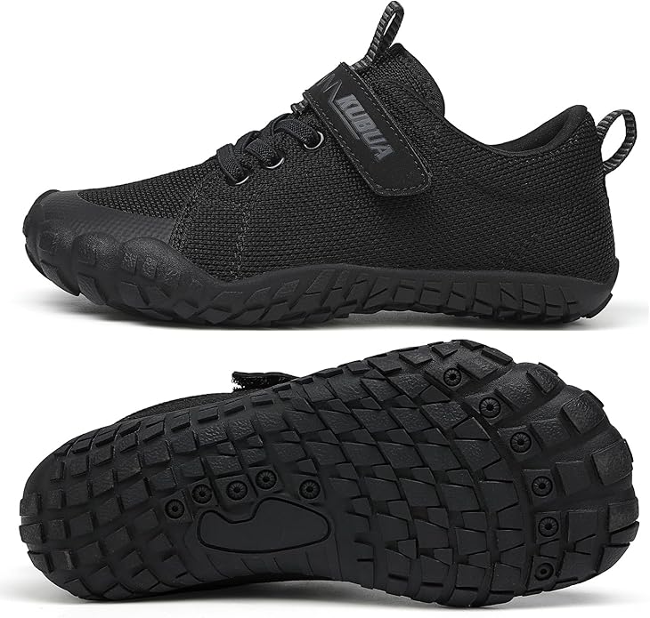 KUBUA Kids Barefoot Shoes Boys Girls Sneakers Naturally Splay Shoes Toddler Little Big Kid