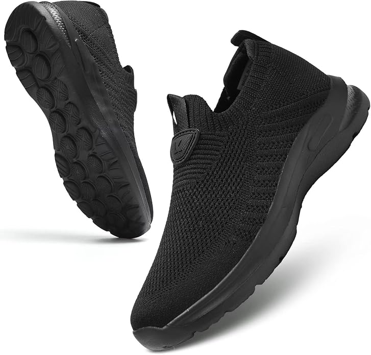 Mens Walking Shoes Lightweight Breathe Mesh Running Shoes Slip On Fashion Tennis Sneakers Comfort Gym Workout Zapatos de Hombre