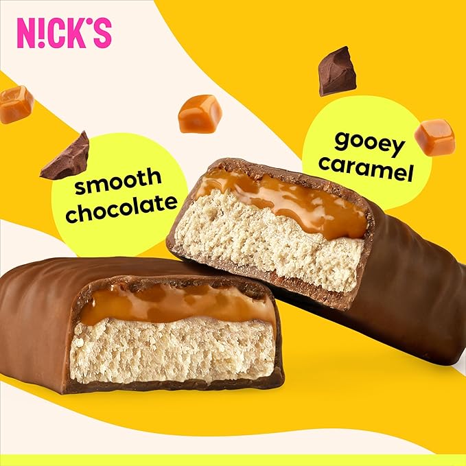 Nick’s Protein Bundle, Salty Peanut, Caramel – 24-Count Box | High Protein, Low Calories, Low Carbs, Keto Friendly, No Added Sugar