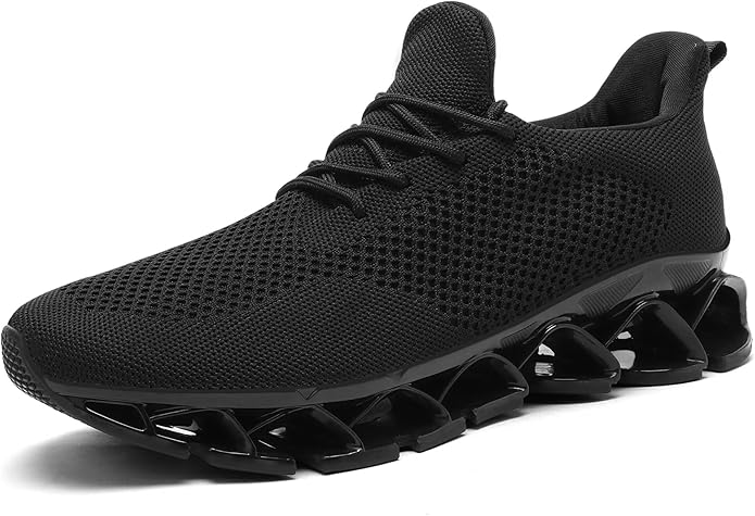 Men's Running Shoes Blade Tennis Walking Fashion Sneakers Breathable Non Slip Gym Sports Work Trainers