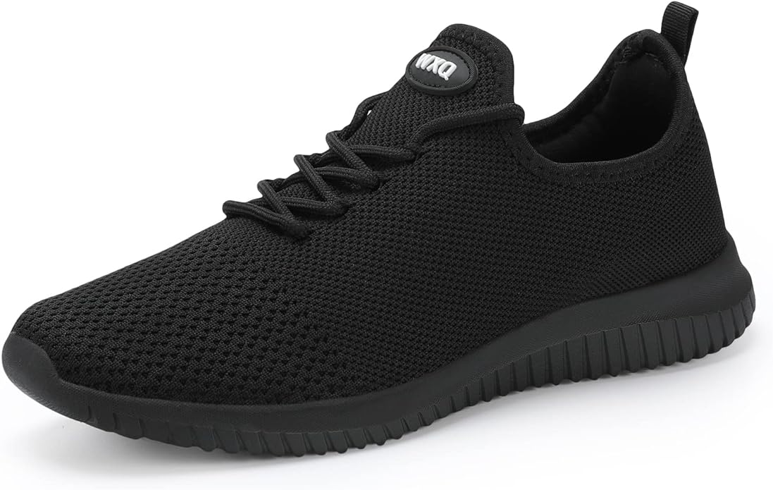 WXQ Men's Running Shoes Comfortable Lightweight Breathable Walking Shoes Mesh Workout Casual Sports Shoes