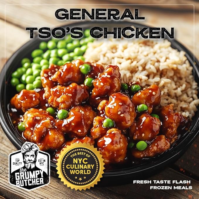 Grumpy Butcher Chef-Crafted Gourmet Meals Sampler: World Flavors, 6-pack (10 – 15 oz each) – Premium Prepared Meals & Entrees