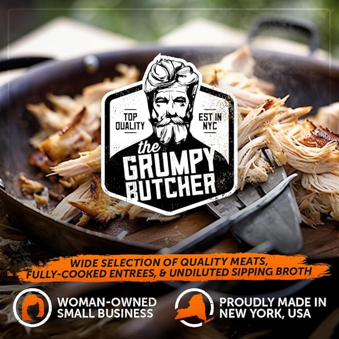 Grumpy Butcher Asian Meals Set – 6 Pack (10-15 oz each) – Chicken Lo Mein, Fried Rice, General Tso’s – Authentic Recipes Prepared Meals Ready to Eat