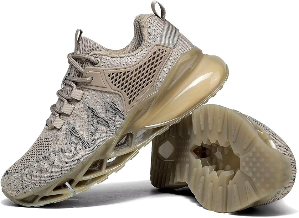 Men's Running Shoes Blade Tennis Walking Fashion Sneakers Breathable Non Slip Gym Sports Work Trainers