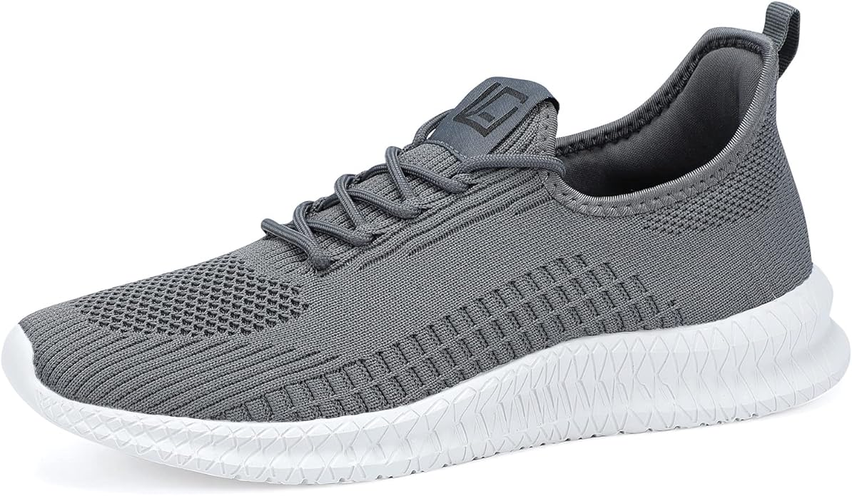 LCGJR Men's Running Shoes Ultra Lightweight Breathable Comfortable Walking Shoes Casual Fashion Sneakers Mesh Workout Shoes