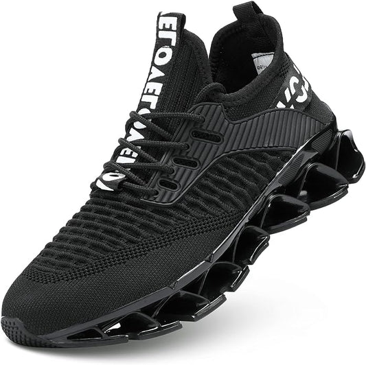 Men's Running Shoes Blade Tennis Walking Fashion Sneakers Breathable Non Slip Gym Sports Work Trainers